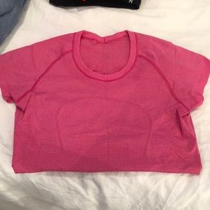 Pink lululemon top